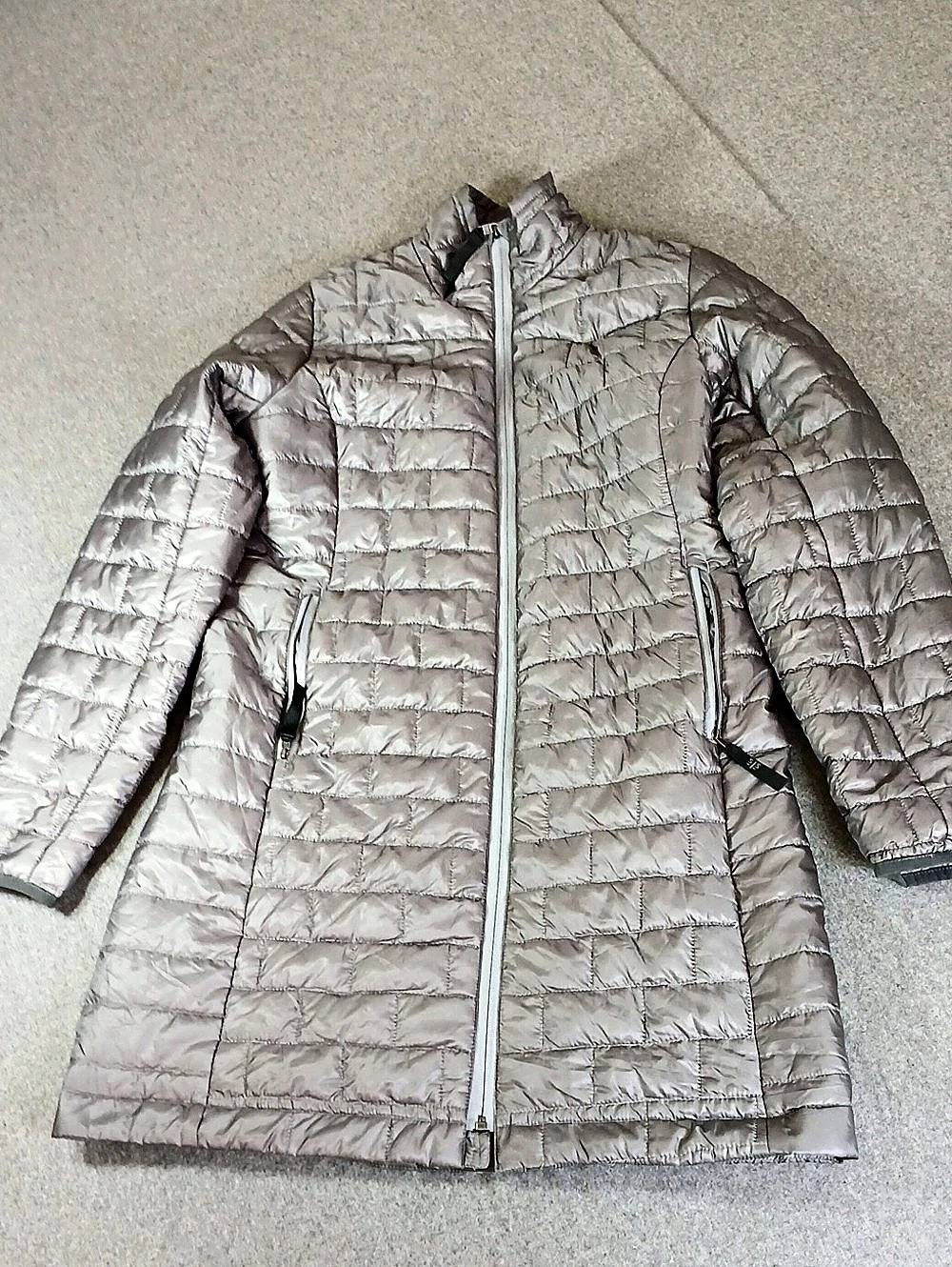 STS Ranchwear Quilted Puffer Jacket in Gray Size Medium